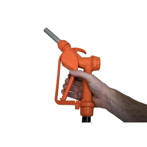 No Fuss Cordless 19.2V Drum Pump With Telescopic Tube Fitting 55 Gallon Barrels And Ibc Tanks Featuring 2 Inch Bung Adapter and handle