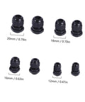 Check Out This Awesome 50 Piece Weather Pack Connectors Kit With Heavy Duty Nylon Glands For Secure Wire Cable Jointing And Rock Solid Seal Perfect Fixing Heads That Boost Tensile Strength To Keep Your Home Wiring Safe Dry And Totally Waterproof Like. 50pc black nylon cable glands, 12-20mm sizes