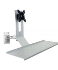 Heavy Duty Industrial Cabinet Computer Monitor Mount With Rock Solid Workhorse Build For seamless setup, solid metal frame and adjustable arm.