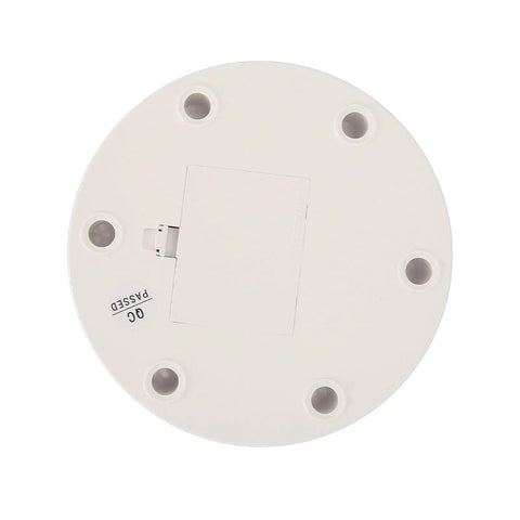 Top Shook Rotating Turntable Stand For Product Photography With USB Power And AAA Battery Option Holds Up To 5kg, bottom view.