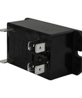 Beefy 12V DC 30A High Power DPST NO Relay Chassis Mount General Purpose, side view showing terminals, ideal for heavy industrial use