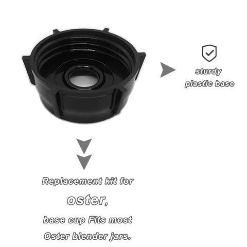Two Pack Blender Jar Base Caps Replacement Parts For Most Standard Blender Jars Not For Pro Master Or Versa Models