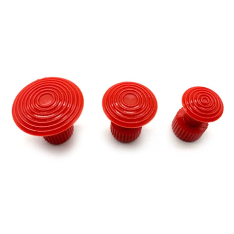 DIY Car Dent Fix Kit With Suction Cup Gasket Puller for Auto Body and Home Appliances, red gasket pullers in assorted sizes