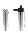 Badass 10 Series Corner Connectors For 10x10mm Aluminum Extrusion Framing Kits With Zinc Alloy Brackets And Heavy Duty Set Screws, showing 300mm aluminum profile.