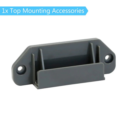 Top mounting accessory from the All In One Replacement Parts Kit For Retractable Baby Gates In Grey Extra Wide Gate Full Set.