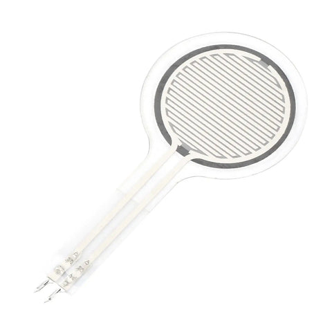 Thin Film Force Sensitive Resistor Pressure Sensor, Ultra Flexible No Fuss Lightweight Detection Module for Smart Home and Car Tech Electronics, High Sensitivity, Sub 10ms Response for Real Time Feedback round FSR sensor with leads