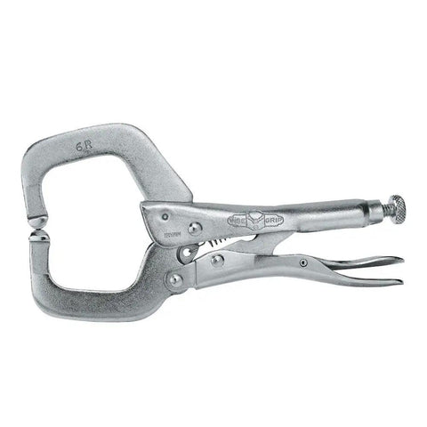 Vise Grip 6 Inch Locking C Clamp One Hand Operation With Adjustable Jaw Up To 2 Inches And 1.5 Inch Throat Depth Durable Clamp