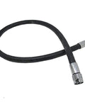 Scuba Diving 350 PSI Low Pressure Hose Regulator Octopus 2nd Stage 20 Inch Black Durable For Reliable Air Delivery Underwater Adventures