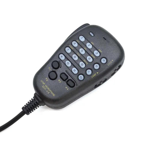 Durable Six Pin Coil Cord DTMF Speaker Microphone With Button For Yaesu Mobile Radios Replacement Hand Mic
