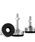 Top Shelf 304 Stainless Steel Furniture Feet With Non Slip Rubber Pads Adjustable M6 To M20 Levelers 180mm sturdy feet for heavy cabinets