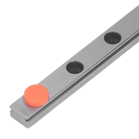 Close view of Linear Guide Rail 200mm Slide Carriage Kit With Slider Block for CNC Router and 3D Printer, showing rail detail.