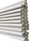 Round Bar 5dm Length High Temperature Resistant Plastic Rod For DIY Projects in multiple diameters stacked view
