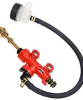 Red Rear Brake Master Cylinder Reservoir For Coleman KT196 CK100 And Yerf Dog GX150 Go Kart Buggy 150cc ATV Quad Bike Parts