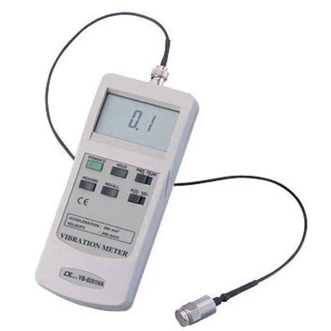 Handheld Vibration Meter And Analyzer For HVAC Systems Automotive And Industrial Use Wind Turbines Pro Grade With Data Hold LCD Display Model VB 8201HA