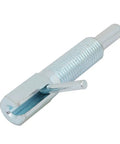 Heavy Duty M16 Thread Steel Lock Out Indexing Plunger With L Handle Retraction, zinc steel, 102.5mm length for job site grip.