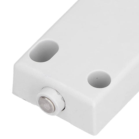 Close-up of Heavy Duty Magnetic Push Type Cabinet Door Damper 50N Catch Latch showing suction head and installation holes.