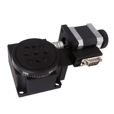 Motorized Rotary Positioning Stage With Precision Electric Rotary Table For Optical Alignment Angled Indexing Disc