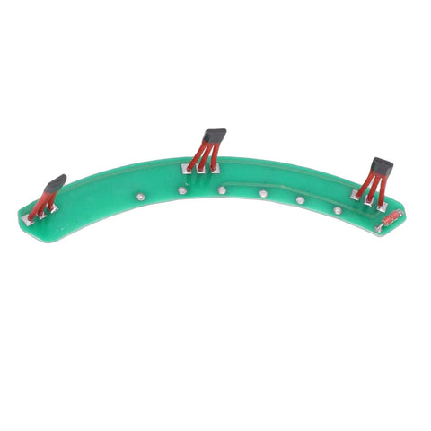 Top Shelf Premium Drop Dead Reliable Plug And Play Hall Sensor Module For Electric Scooter Motor Upgrade, green PCB with connectors.