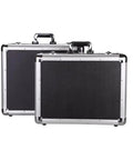 Large Aluminum Alloy Tool Case With Locking Latch, Industrial-Grade Rugged Shockproof Instrument And Meter Box, 52x45x25.5cm