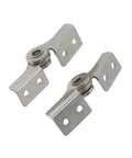 Torque Shaft Hinge Set With Adjustable Damping 2 Pack Small Metal Damper Hinges For Folding Tables Windows Doors Wardrobes Cabinets And Boxes