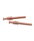 Close-up of 10 Electrodes 9-0096 and 10 Nozzle Tips 9-0094 40A for Cutmaster 42/12 SL40 Torch consumables.