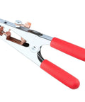 Beefy 500 Amp Heavy Duty Welding Ground Clamp with Braided Copper Shunt Strap and Three Sixteenth Inch Solid Copper Jaws