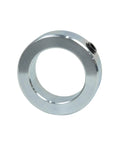 5/8 Inch Bore Zinc Plated Set Screw Shaft Collar With Outer Diameter 1-1/8 Inch And Width 1/2 Inch Pack Of 4 Carbon Steel Construction For A Tight No Slip Shaft Hold, front view