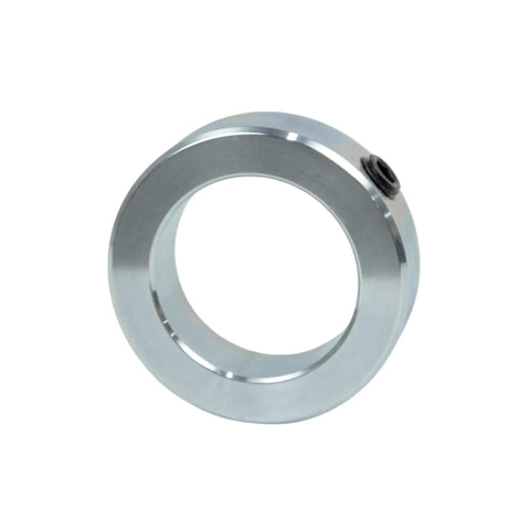 5/8 Inch Bore Zinc Plated Set Screw Shaft Collar With Outer Diameter 1-1/8 Inch And Width 1/2 Inch Pack Of 4 Carbon Steel Construction For A Tight No Slip Shaft Hold, front view