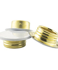 10 Pcs Universal Fire Sprinkler Concealment Cover Plates Thick Iron Decorative Pipe Caps, gold ring caps for ceilings.