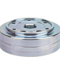 Heavy Duty Magnetic Flywheel Rotor Replacement Kit For 375 400 LTA400 Sled And ATV with shiny steel finish and central hole.