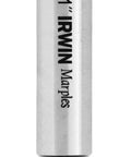 Front view of IRWIN Marples 1-inch Forstner wood drill bit with steel shank