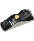 Heavy Duty Seven Inch Block Plane For Woodworking Features A Fully Adjustable One Point Five Eight Inch Hardened Alloy Steel Blade With Precision Cast Body.