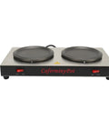Heavy Duty Dual Plate Coffee Warmer Forged From Commercial Grade Stainless Steel Keeps The Daily Brew Piping Hot For Busy Cafes Buffets And Break Rooms No More Lukewarm Pot Serveware Just Steady Reliable Heat To Keep Service Flowing Smooth All Night Long, showing dual heating plates.