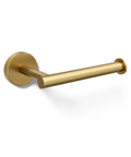 Elate Toilet Paper Roll Holder Brushed Moderne Brass Minimalist Yet Premium Metal Build Corrosion Resistant And Built To Last