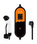 Portable Electric Vehicle Charger 3.5 Kw Evse Wall Box Level 2 Gbt Plug, compact design with display and charging cable.