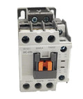 Heavy Duty 120V AC Contactor, 3 Pole, 22A, 1NO1NC Auxiliary, DIN Rail Mount, UL CE Listed, Industrial Relay, front view