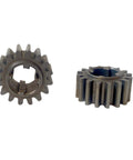 Two Pack 16 Tooth Spur Gear Replacement For Schwintek In Wall RV Slide Outs 16 DP 20 PA showing gear design and details