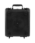 Front view of IP67 Weatherproof Shockproof Rugged Hard Case With Custom Foam Insert For Gear Protection 19 By 16 By 6 Inch