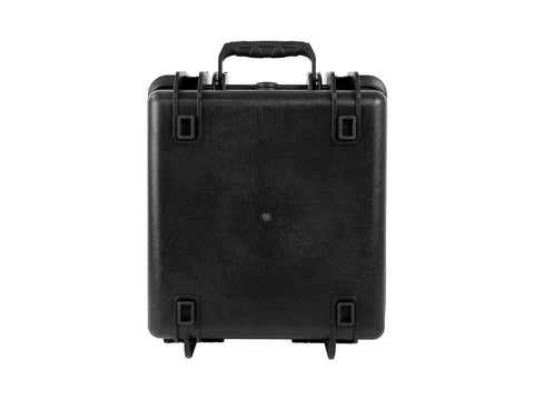 Front view of IP67 Weatherproof Shockproof Rugged Hard Case With Custom Foam Insert For Gear Protection 19 By 16 By 6 Inch
