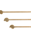 Brass Chinese Cabinet Latch Set 3 Pack Locking Pins For Drawers Wardrobes And Doors Leaf Shaped Cabinet Latch Leaves Classic Craftsmanship