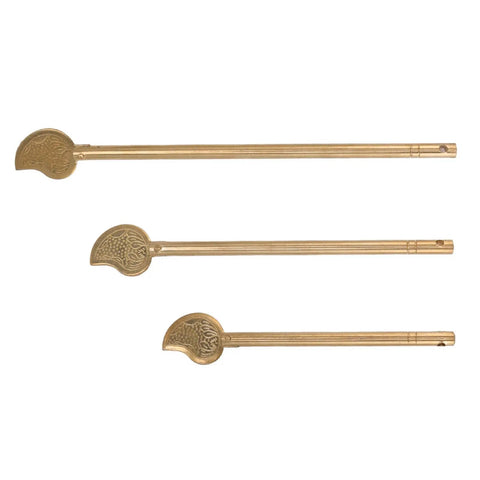 Brass Chinese Cabinet Latch Set 3 Pack Locking Pins For Drawers Wardrobes And Doors Leaf Shaped Cabinet Latch Leaves Classic Craftsmanship