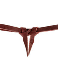 Latigo Leather Bit Hobble With Midline Tie And Dual End Loops Made In The USA Horse Tack Accessory For Western Riding Durable And Flexible