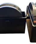6 In Chrome Plated Steel V Groove Wheel With Box Mount Featuring A Smooth 5/8 In Axle And Rugged As Nails 3000 Lb Load Capacity Built Tough For Daily Industrial Grind - Close-up view showing the wheel and box mount.