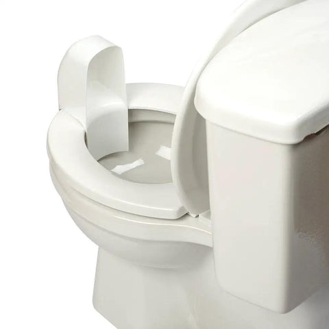 Toilet Seat Splash Guard Front Seat Protector for Bathrooms Durable Plastic Keeps Urine from Splashing attached to toilet seat
