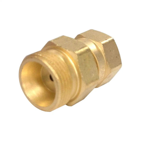 Brass Cylinder Adapter For Hooking Up Your Regulator To Acetylene Tanks With CGA-200 MC To CGA-520 B Threads Durable Brass Build Quick Connect For Gas Gear Not For Permanent Installations