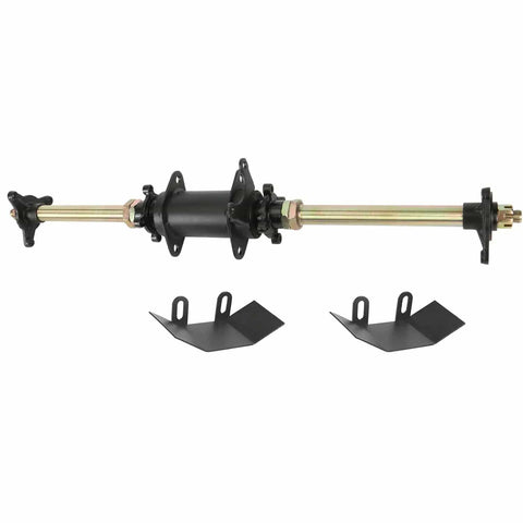 28 Inch Rear Axle Assembly Kit With 3 Stud Carrier Wheel Hub For ATV Quad Buggy GY6 Go Kart 710mm Direct Replacement Axle