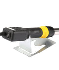 Pro Grade Hot Air Rework Station With Digital Temperature Control And 600W SMD Desoldering Gun on metal stand