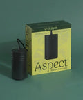 Decor Grow Light With Sunset Spectrum Warm White LEDs For Small And Medium Plants Black Luxury Plant Lamp next to box