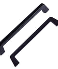 Six Inch Black Cabinet Pulls Set Six Pack For Cabinets Drawers Bar Cabinets Bathroom Wardrobe Durable Zinc Alloy Handles