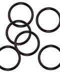 1000 Pack OR27 Replacement Fire Extinguisher O Rings For Amerex Stop Fire Kiddi Badger Bulletproof Black Rubber Seals arranged in a circle.
